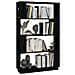 Libreria / divisorio Bianco 80x25x132 Cm Legno Massello Di Pino - Foto miniatura 4