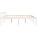 Letto per Anziani Bianco 180x200 cm Super King Legno di Pino - Foto miniatura 7