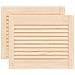Ante con Design a Lamelle 2 pz 39,5x49,4 cm in Legno di Pino - Foto miniatura 1