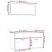 Set Mobili Da Bagno 2 Pz Rovere Fumo In Legno Multistrato - Foto miniatura 7