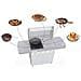 Barbecue a Gas 3 Serie WOODY LX con 3 Bruciatori Carrello per Barbecue in Legno e Tavolini Laterali Potenza 9600 W Colore Nero /Marrone /Acciaio Inossidabile - Foto miniatura 6