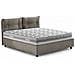 Letto Matrimoniale Fabiana, Letto Contenitore Con Rivestimento In Tessuto, 100% Made In Italy, Apertura Frontale, Adatto Per Materasso Cm 160x200, Tortora - Foto miniatura 4