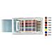 Cavo Adattatore Usb 2.0 St > Seriale 1 X Rs232 Rj45 St 0,5 M Grigio - Foto miniatura 2