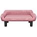 Divano Per Bambini Rosa 70x40x24 Cm In Velluto - Foto miniatura 2
