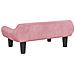 Divano Per Bambini Rosa 70x40x24 Cm In Velluto - Foto miniatura 4