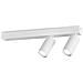 Plafoniera Contemporanea Profilo Metallo Bianco 2 Luci Gu10 28w 3000k Ip20 - Foto miniatura 1
