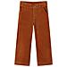 Pantaloni Per Bambini In Velluto A Coste Cognac 116 - Foto miniatura 1