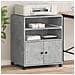 Supporto Per Stampante Con Ruote Grigio Cemento 60x48x74 Cm - Foto miniatura 1