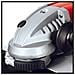 Smerigliatrice Elettrica Professionale 2000w Impugnatura Regolabile E Ingranaggi In Alluminio Te-ag230/2000 - Foto miniatura 2
