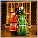 Babbo Natale Gonfiabile con Albero e Pinguino, Altezza 180cm, Luci LED e Gonfiatore - Foto miniatura 2