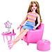 Barbie Playset Camerino Con Bambola E Accessori, Blu - Foto miniatura 3