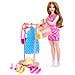 Barbie Playset Camerino Con Bambola E Accessori, Blu - Foto miniatura 5