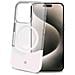 Apple Iphone 16 Pro Max Cover In Tpu Magsafe Trasparente Parte Inferiore In Materiale Soft-touch Removibile Bianco - Foto miniatura 1