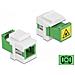 Modulo Keystone SC Simplex femmina per SC Simplex femmina con protezione laser flip all'interno - Foto miniatura 2