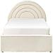 Letto Contenitore Per Bambini Tessuto Anet 90 X 200 Cm Beige - Foto miniatura 3