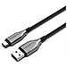 Cavo Di Ricarica Blindato Da Usb-c A Usb-a 60w E 480 Mbps Sync 2m, Nero - Foto miniatura 1