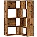 Libreria A 4 Ripiani Legno Vecchio 85x85x140 Cm In Truciolare - Foto miniatura 2