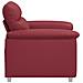 Poltrona Rosso Vino 60 cm in Similpelle - Foto miniatura 5