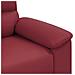 Poltrona Rosso Vino 60 cm in Similpelle - Foto miniatura 7