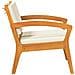 Sdraio da giardino  2 pz 59,5x70,5x72,5 cm in legno massello di acacia - Foto miniatura 7