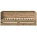 Divano Letto con Cassetti Rovere Artigianale Legno Ingenerizzato - Foto miniatura 6