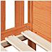 Giroletto Casetta Bambini Marrone Cera 90x190 cm Massello Pino - Foto miniatura 7