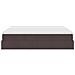 Struttura Letto Pouf con Materasso 160x200 cm in Tessuto - Foto miniatura 8