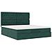 Struttura Letto Pouf con Materassi 160x200 cm Velluto - Foto miniatura 7
