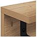 Appendiabiti a muro rovere artigianale 40 x 10.5 x 10.5 cm - Foto miniatura 7