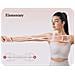 Banda Di Resistenza Arancione Con Pedale Per Piedi - Set Di 2, Bande Elastiche Tpe Per Yoga E Fitness Domestico - Foto miniatura 2