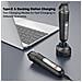 Kit Tagliacapelli Ricaricabile 5-in-1 Con Display Led E Design Impermeabile Black - Foto miniatura 3