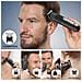 Kit Tagliacapelli Ricaricabile 5-in-1 Con Display Led E Design Impermeabile Black - Foto miniatura 7