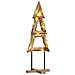 Albero di Natale Marrone 120 cm Legno massello di teak - Foto miniatura 3
