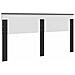 Testiera con testiera Rovere Nero 180 cm Legno multistrato - Foto miniatura 6