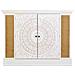Credenza In Legno Bianco Invecchiato Con 2 Porte 130x33x99h Cm - Foto miniatura 2