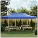 Tenda Party Blu 291 x 580 x 315 cm Tessuto Oxford - Foto miniatura 3