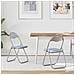 Sedia pieghevole 2 pcs Grigio 48 x 43,5 x 81 cm Pelle Sintetica - Foto miniatura 2