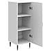 Credenza Bianco Lucido 33 x 34,5 x 89,5 cm Legno ingegnerizzato - Foto miniatura 3
