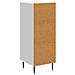 Credenza Bianco Lucido 33 x 34,5 x 89,5 cm Legno ingegnerizzato - Foto miniatura 6