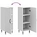 Credenza Bianco Lucido 33 x 34,5 x 89,5 cm Legno ingegnerizzato - Foto miniatura 9