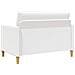 Divano con Storage Bianco 122 x 78 x 87 cm Poliestere - Foto miniatura 4
