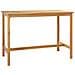 Tavolo da bar Naturale 150 x 75 x 105 cm Legno di teak solido - Foto miniatura 1