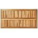 Tavolo da bar Naturale 150 x 75 x 105 cm Legno di teak solido - Foto miniatura 5