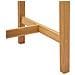 Tavolo da bar Naturale 150 x 75 x 105 cm Legno di teak solido - Foto miniatura 7