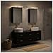 Set di mobili per il bagno 5 pcs Rovere Nero - Foto miniatura 2