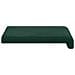 Cuscino per panchina 2 pz Velluto Verde Scuro Profondità 35 cm - Foto miniatura 7