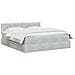 Letto con Contenitore Grigio Chiaro 180 x 200 cm Velluto - Foto miniatura 3