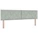 Letto con Contenitore Grigio Chiaro 180 x 200 cm Velluto - Foto miniatura 4