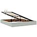 Letto con Contenitore Grigio Chiaro 180 x 200 cm Velluto - Foto miniatura 5