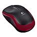 Mouse Wireless M185 Colore Nero / Rosso  - Foto miniatura 1